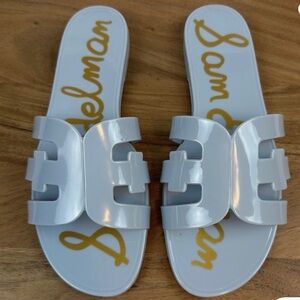 Sam Eldelman Women's Bay Jelly Slide Flat Sandals Size 9
